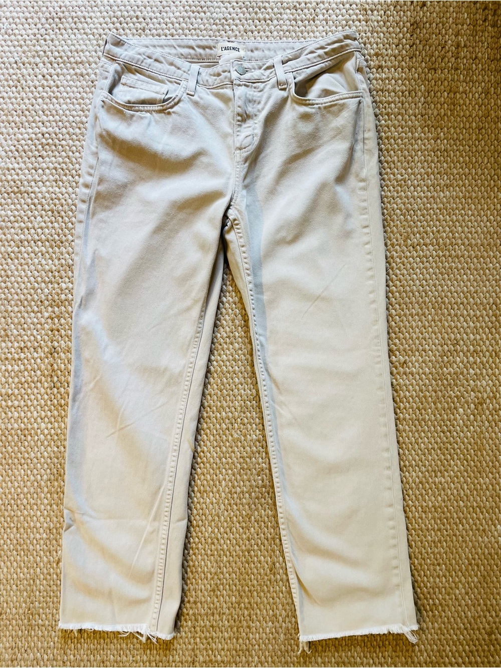 L’Agence Milana Stovepipe ankle straight leg